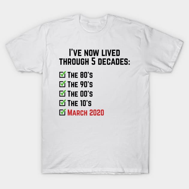 March 2020 T-Shirt by twistedtee